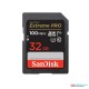 Sandisk SDHC Extreme Pro 32GB 100MB/s UHS-I C10 (1Y)